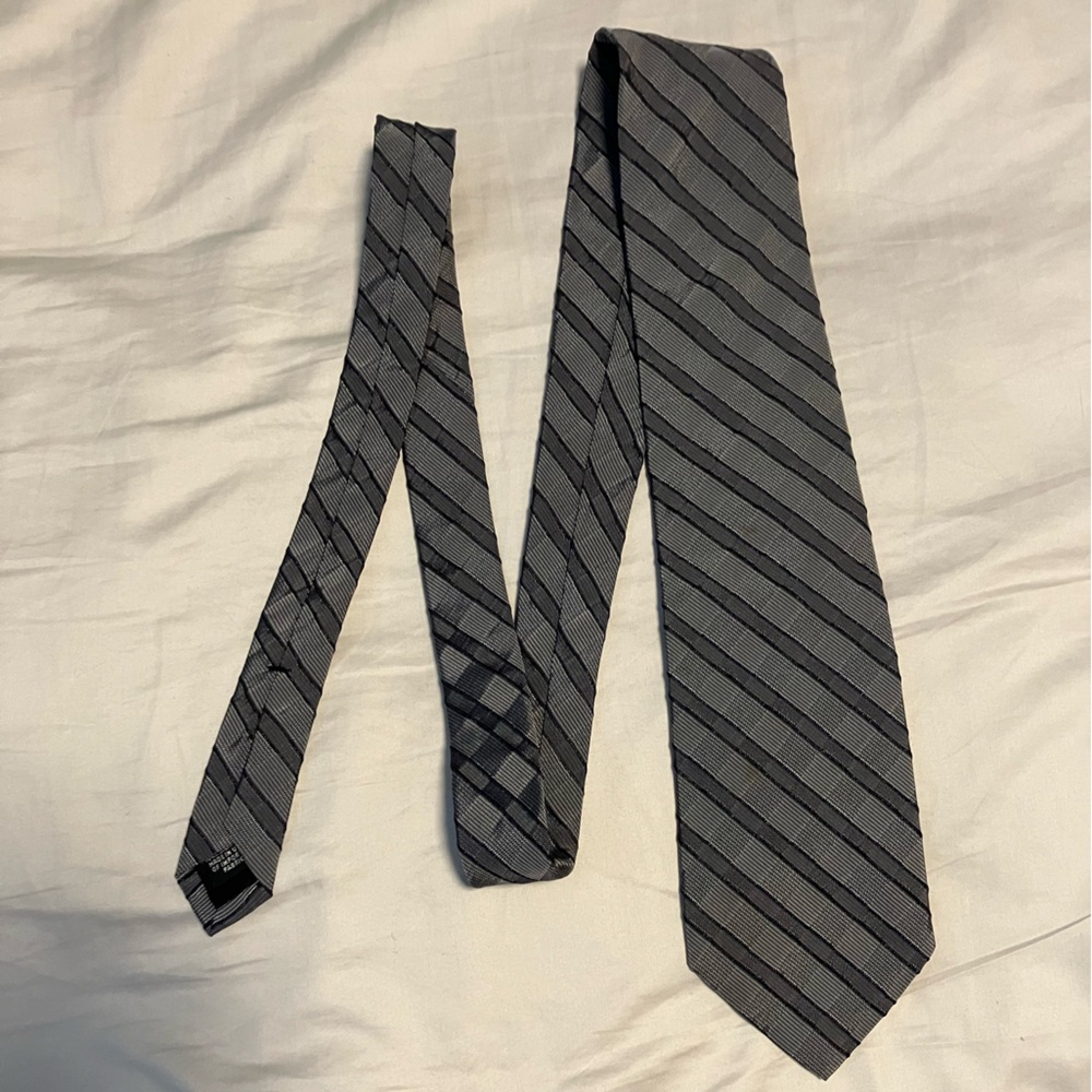 Classic Grey/Black Calvin Klein Tie